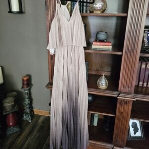 Nordstrom Purple and Gold Maxi Dress